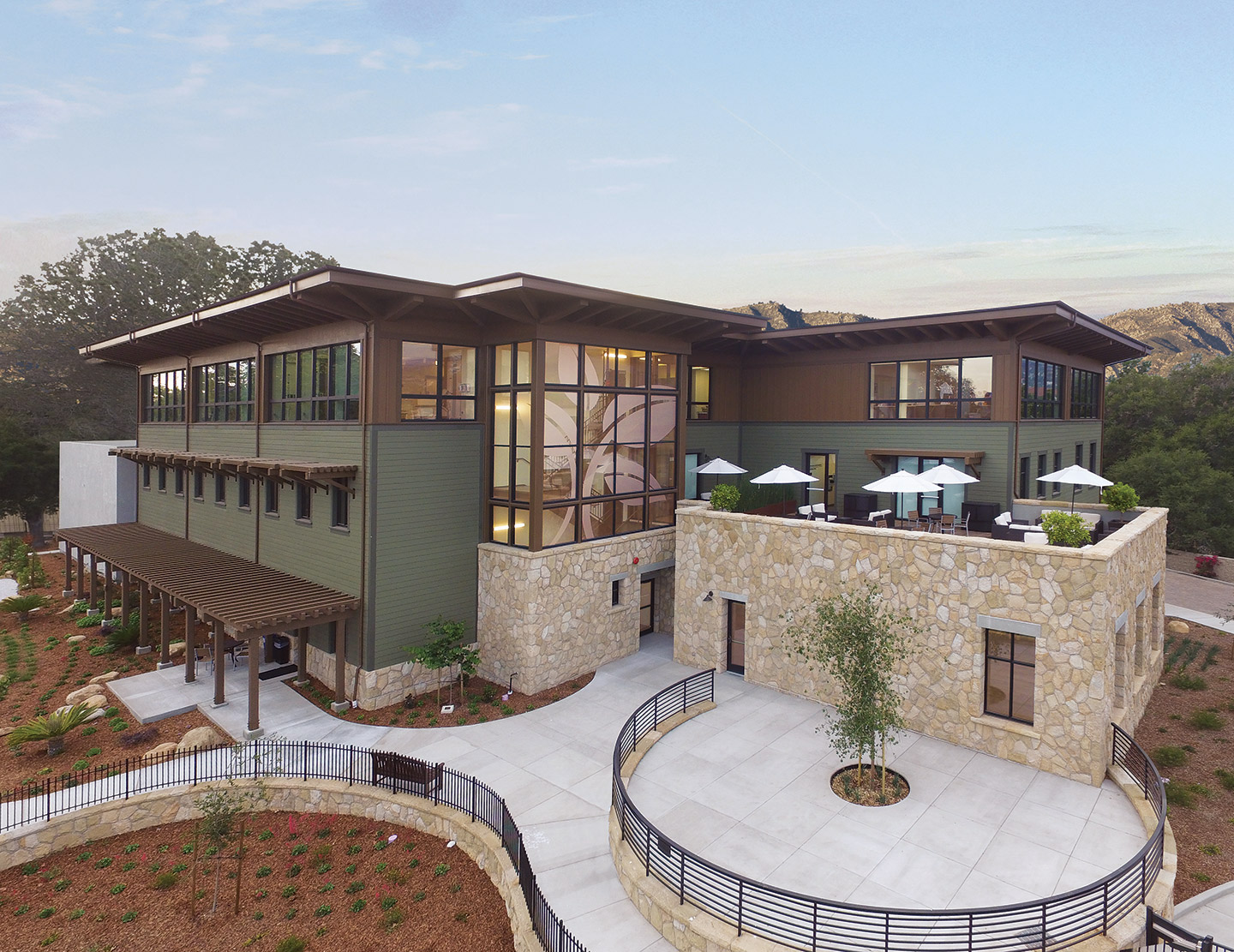 RTCC Building with mountains 