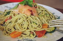 salmonpasta Pasta Salad with Smoked Salmon