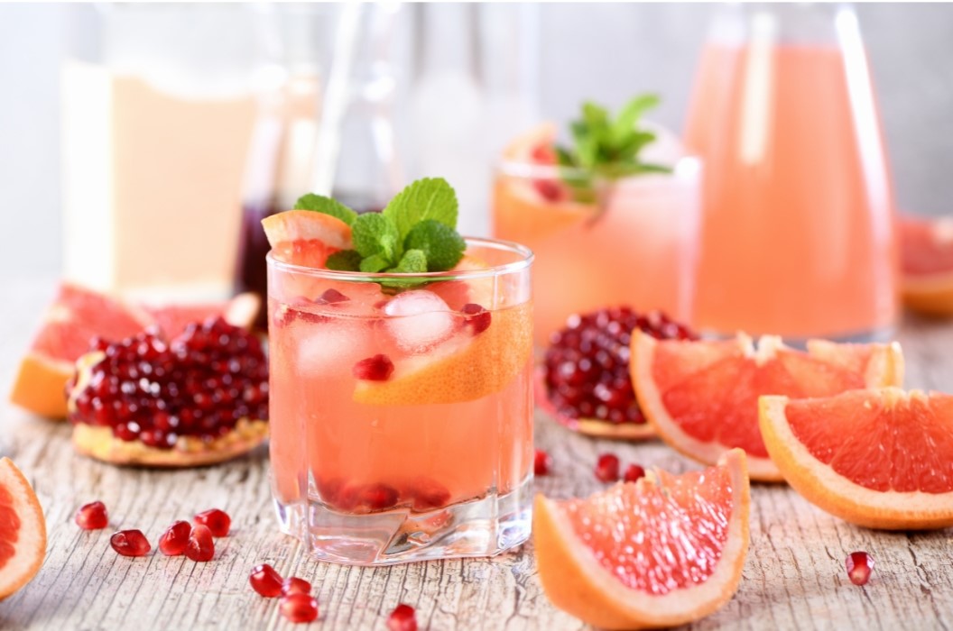 Ginger Sage Paloma Mocktail